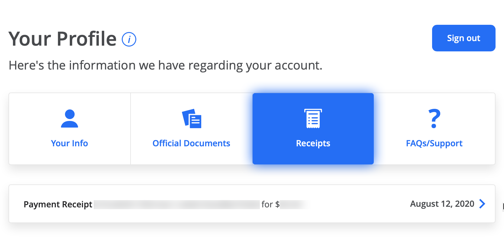 Where is my receipt? myJacksonCounty